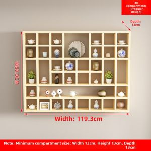 Solid Wood Display Shelf
