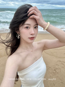 Áo Ba Lỗ Ngắn Ôm Vừa Vặn Màu Trơn Cổ Chữ V Gợi Cảm Pure Smoke Lord Phiên Bản Hàn Quốc Áo Ba Lỗ Cotton Mùa Hè Thường Ngày