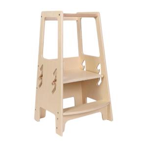 Children Learning Tower With Handrail Step Stool