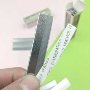 Super Platinum Eyebrow Shaping Razor Blades Professional Makeup Artist 10pcs Boxed Sharp Steel Blades Hairdressing Tools