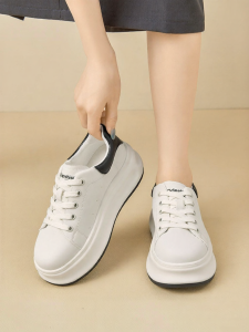 DUSTO | Spring New Fashion Casual Minimalist Flat Heels White Shoes