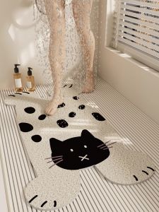 Bathroom Anti-Slip Mat Hollow out Bath Room Home Toilet Shower Stall Non-Slip Floor Rug Bathtub Foot Pad PVC Material