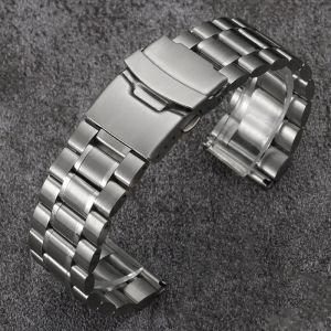 Dây Đeo Đồng Hồ Bằng Thép Không Gỉ Đa Năng Hình Vòng Cung/dây Đeo Thẳng 18/20mm 22mm 24mm Vòng Đeo Tay Thay Thế Dành Cho Nam Và Nữ