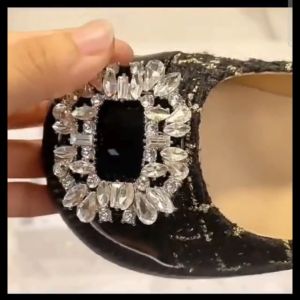 RR Shop28 - Sepatu Anak Perempuan Model Docmart Cincin Permata Bahan Rajut Viral Kekinian / Sepatu Anak Cewek Formal Anti Slip Terbaru