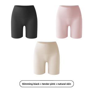 MiiOW | Cat Woman Safety Pants High Waist Short Shorts Ice Silk Womens Underwear Anti-Light Not Butt Pinching Two-In-One Design