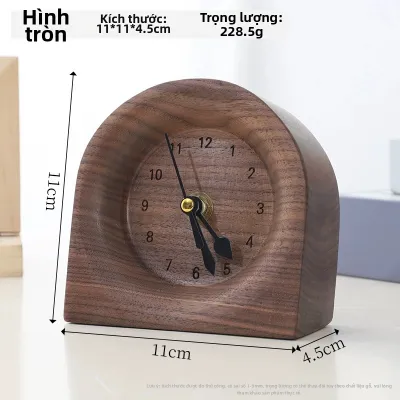 Đồng Hồ Bàn Học Sinh Sắt Phong Cách Retro Không Tiếng Ồn
