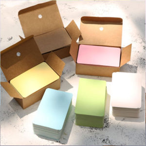 2box 200pcs Greeting cardboard message cardboard word card business card