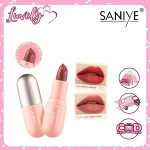 SANIYE Velvet Lipstik Matte Tahan Lama Waterproof Bibir Lipstick Kapsul K1139