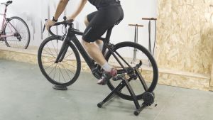 【Local Delivery】ROCKBROS Bike Trainer Magnetic Resistance MTB Roller Trainer Foldable Aluminum Steel Bicycle Trainer Indoor Cycling