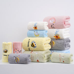 Absorbent Coral Fleece Towel Set
