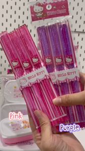 Sanrio Thailand Hello Kitty Acrylic Chopsticks Set of 3 pairs