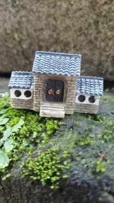 Miniatur Rumah China Hiasan Bonsai atau aquashcape