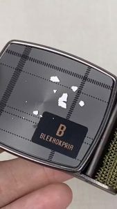 Ikat Pinggang Pria Nylon Xr-41y Canvas Kepala Besi Hitam Kualitas Terbaik