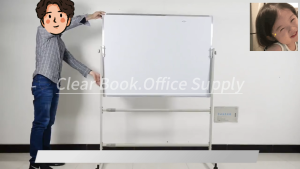 Movable Whiteboard Stand Height Adjustable Blackboard Stand With Wheel Metal Stand For School Office