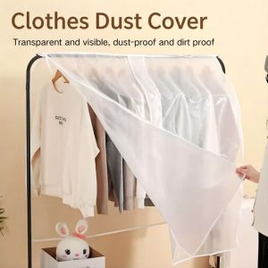 YESPERY Clothing Dust Cover Transparent Dress Clothes Dust Covers Hanging Organizer Waterproof Jacket Coat Wardrobe Storage