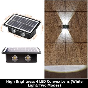 DIANJIA | Waterproof Outdoor Solar Wall Light