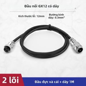 kuicc | Cáp Kết Nối GX12 Hàng Không Cắm Đôi