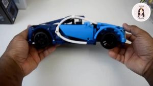 Đồ Chơi Lắp Ráp Kiểu Lego Mô Hình Điều Khiển Từ Xa RC Siêu Xe Bugatti Chiron Tỉ Lệ 1:8 C51053