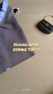 Paket Bundling One Set || JENNIE top & Flare with Lace - Fashion One Set Anak Perempuan Usia 2-12 tahun Bahan Knit Premium MAXIMAL BB 25 KG