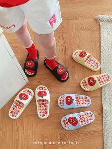 Comfortable Red  EVA Slippers for Women Indoor And Outdoor Slip-On Summer Cool Mules Soft Bottom Anti-Slip Fun Slippers
