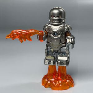 Third-party Assembly Building Blocks Toy Iron Man Mk1 Effect Flame Heavy Armor Assembly Toy for Children And Teenagers