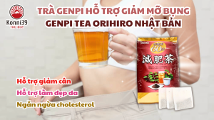 TRÀ GENPI HỖ TRỢ GIẢM MỠ THỪA ORIHIRO NHẬT BẢN (GÓI 60 TÚI LỌC)