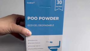 Godora 30 Packs ECO-Friendly Portable Toilet Poo Urine Gel Powder Portable & Fast-Absorbing Camping Toilet Gel Rapidly Biodegradable Eco Poo Urine Gel Outdoor Portable Bedpans & Emergencies