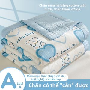 KAMONI | Chăn Mỏng Bông Máy Giặt Được Cho Mùa Hè