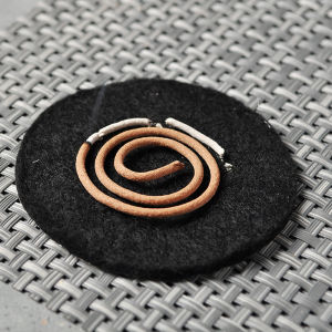 6 Pcs/lot Fireproof Mat for 4/12 Hours Incense Burner Black Aluminum Foil Flame Retardant Cotton Sandalwood Scented Plate