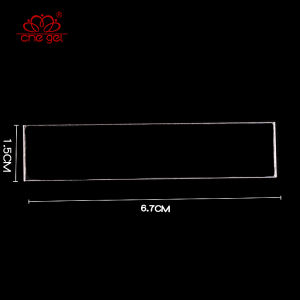 Manicure Implement Transparent Acrylic Display Bar Magnet Display Strip Finished Nail Beauty Display Beauty Professional for Nail Beauty Salon