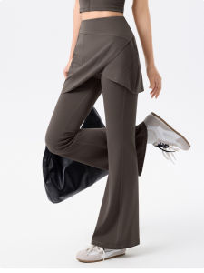 Quần Capri Thể Thao Nữ Ống Loe Ống Rộng Cao Cấp Mùa Thu Đông Xuân Hè Quần Tập Yoga Pilates Thể Thao Quần Bó