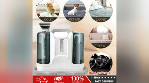 【Free Gift】 Steam Vacuum Cleaner With Water Spray & Powerful 16000Pa Suction – Handheld Carpet Washer For Sofa Car Seats Rugs | 600W High-Power Deep Cleaning 2 in 1 Fabric Vacuum Cleaner【Delivery Within 2 Days + 100% Original】