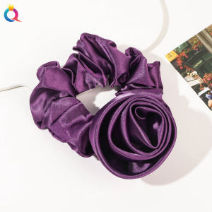 Rose Floral Hair Ties Accessories Small Fragrance Style Elastic Hair Bands Head Ropes High-End Feeling Hair Ornaments