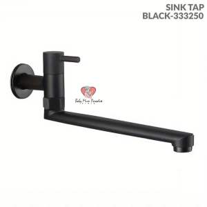 Lengthened Sink Tap Wall Mounted Swivel Stainless Steel Water Kitchen Long Faucet