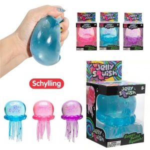 New Jellyfish Squish Beach Water Play Octopus Toy Outdoor Squeeze Toy Simulated Octopus Stress Balls Relief Fidget Toy for Kids