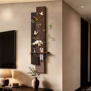 RUIBAHAO | Retro Style New 2026 Creative Lobby Wall Clock