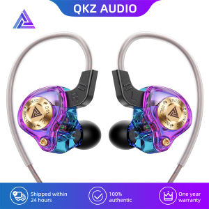 QKZ ENZO Original 11mm Large Dynamic Drive Earphone In ear Music Headphones IEMs With Microphone Gaming Sports Earbuds Audiophile Headset