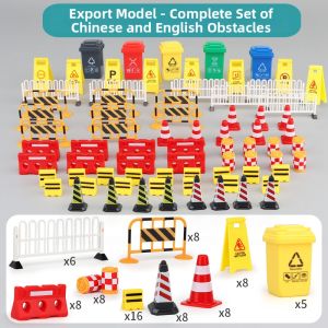 Traffic Barrier Model Toy Set