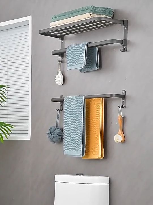 TISAS High-quality Rust-proof Space Aluminum No Punching/Punching Towel ...