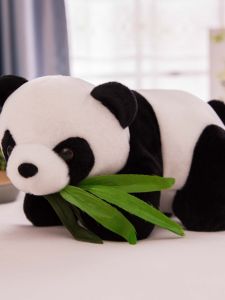 QIAOSHANG | Realistic Panda Plush Toy 8 Inch Child Soothing Pillow