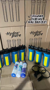 Hydropure 10" Deep Well Water Filter Housing Complete 2/3/4 Stages with Filters in Each Stage