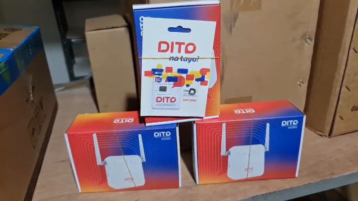 DITO PREPAID HOME WIFI UNILINK 10 and SLT728 Starter Kit with 70GB Data
