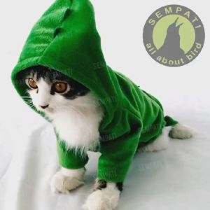 SEMPATI  Baju Kucing Model Dinosaurus Hoodie Hoodi Jaket Dino Pakaian Kucing Anjing Cat Kitten Puppy Kelinci Monyet Cat Dog Pet Costum Pet Clothes Kostum Hewan Lucu