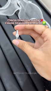Cincin Perhiasan | Cincin Titanium Wanita Anti Karat | Perhiasan Perempuan Mewah Elegant