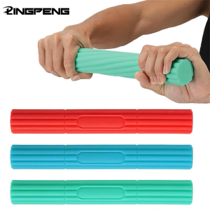 Physical Therapy Flexible Twist Bar Rod Hand Wrist Exerciser Bars Silicone Different Resistance Strength Training Tools