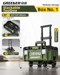 GREENER | Modular Multi-function Stackable Tool Box