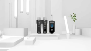 COD BOMGE Transmitter Alat pengubah Mic kabel jadi Mic Wireless 1 Pair Receiver UHF XLR Rechargeabl