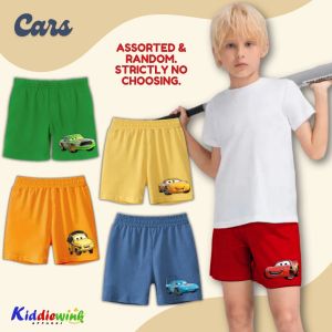 Kids Shorts for Boys 0-10 Yrs Old McQueen Cars Cartoon Trending Fashion Bottom Kid Children Wear Cute