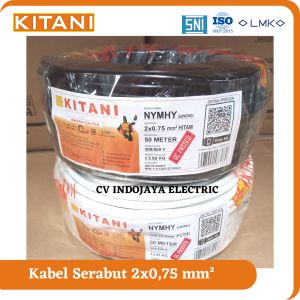 Kabel Serabut Nymhy 2x075 Kitani/Kabel Hyo