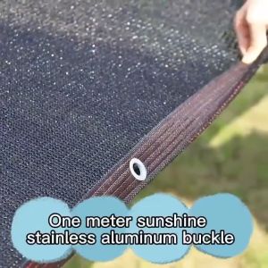 Multi-size in stock Anti UV 90% Sun Shade Net Brown Outdoor Jaring Hitam garden shade Cloth Car Net Shade 遮陽網 遮阳网